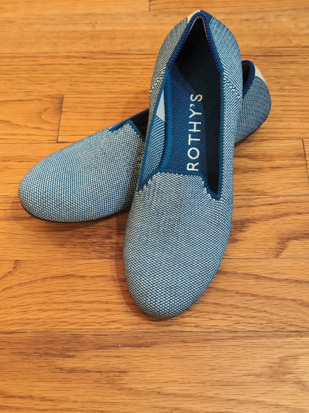 Rothy's Indigo Cloud Retired Round Toe Flat